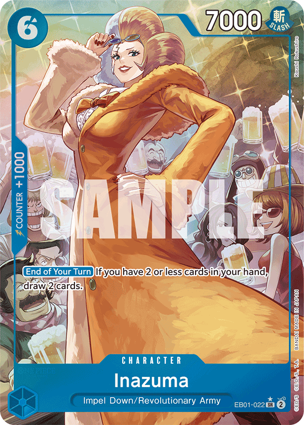 Inazuma — Extra Booster Memorial Collection #EB01-022, raw, NM