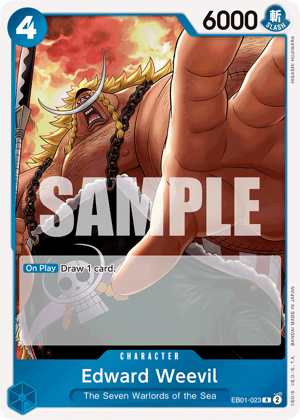 Edward Weevil — Extra Booster Memorial Collection #EB01-023, CGC 10
