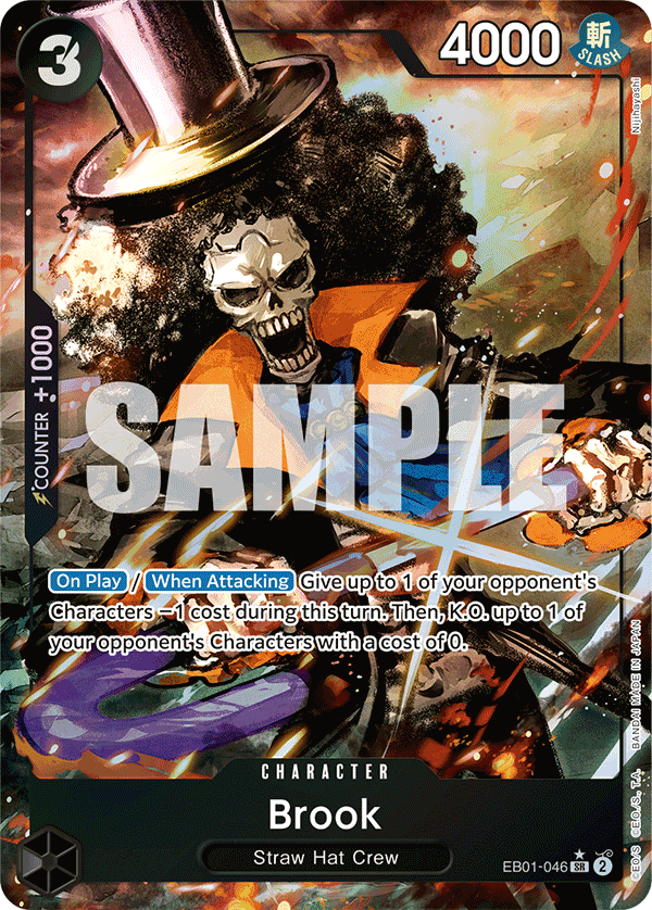 Brook — Extra Booster Memorial Collection #EB01-046, PSA 10