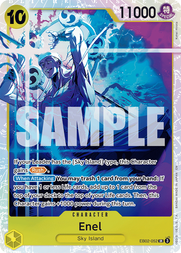 Enel — Extra Booster Anime 25th Collection #EB02-052, raw, NM