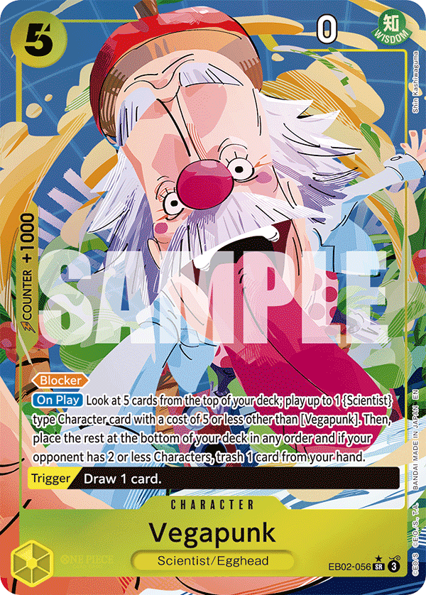Vegapunk — Extra Booster Anime 25th Collection #EB02-056, raw, NM