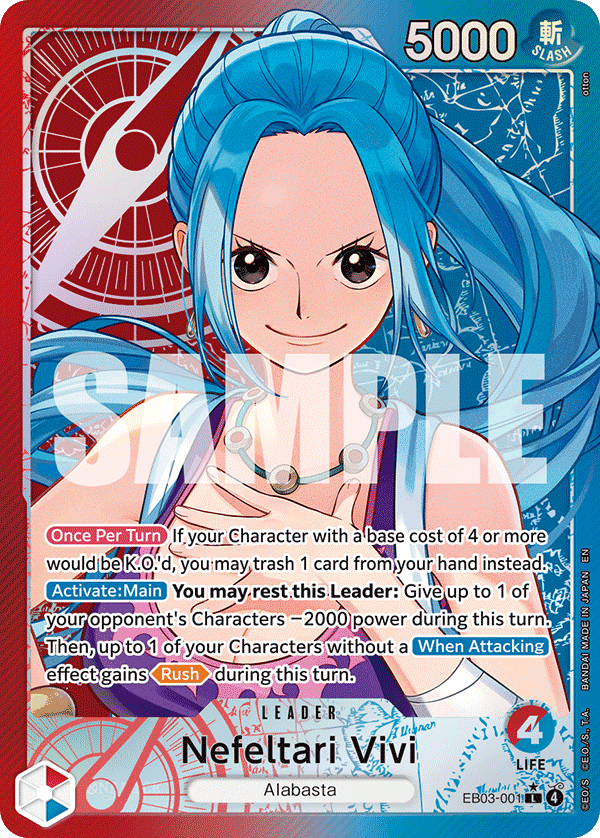 Nefeltari Vivi — Extra Booster Heroines Edition #EB03-001, PSA 10