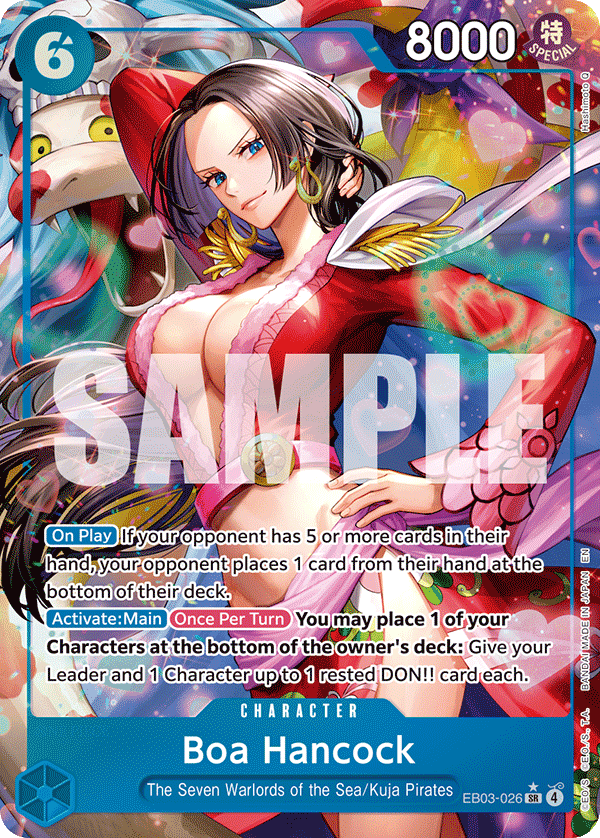 Boa Hancock — Extra Booster Heroines Edition #EB03-026, PSA 10