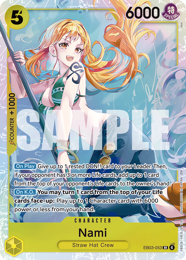 Nami — Extra Booster Heroines Edition #EB03-053, CGC 10