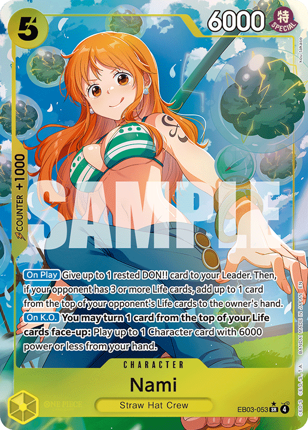 Nami — Extra Booster Heroines Edition #EB03-053, CGC 10
