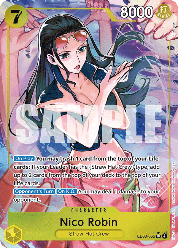 Nico Robin — Extra Booster Heroines Edition #EB03-055, PSA 10
