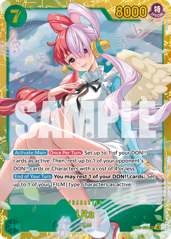 Uta — Extra Booster Heroines Edition #EB03-061, raw, NM