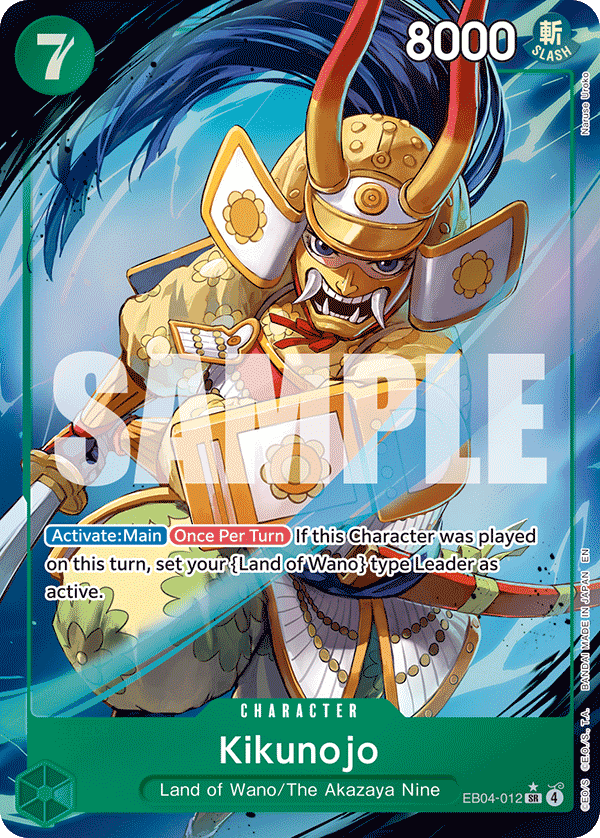 Kikunojo — Extra Booster EB04 #EB04-012, raw, NM