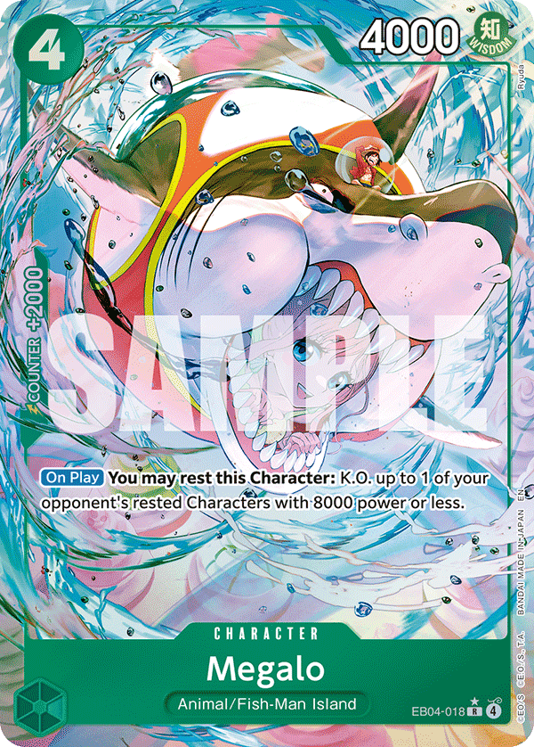 Megalo — Extra Booster EB04 #EB04-018, PSA 10