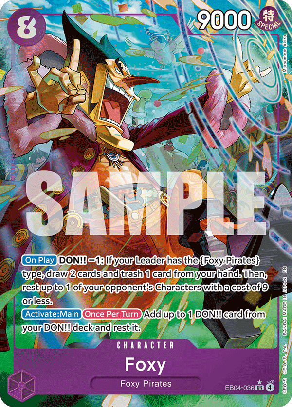 Foxy — Extra Booster EB04 #EB04-036, PSA 10