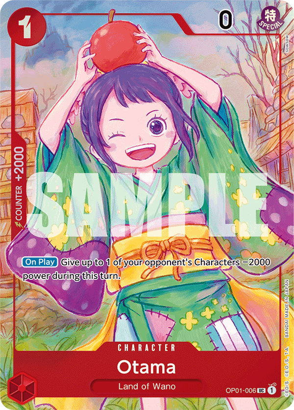 Otama — One Piece Romance Dawn #OP01-006, PSA 10