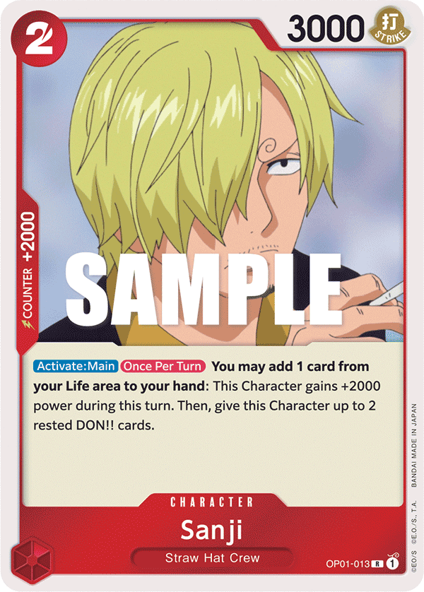 Sanji — Romance Dawn #OP01-013, PSA 10