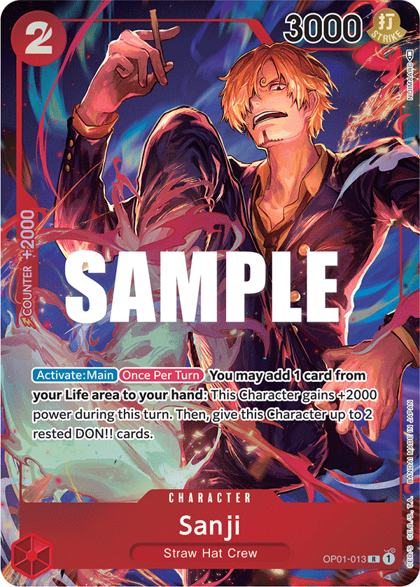 Sanji — Romance Dawn #OP01-013, CGC 10