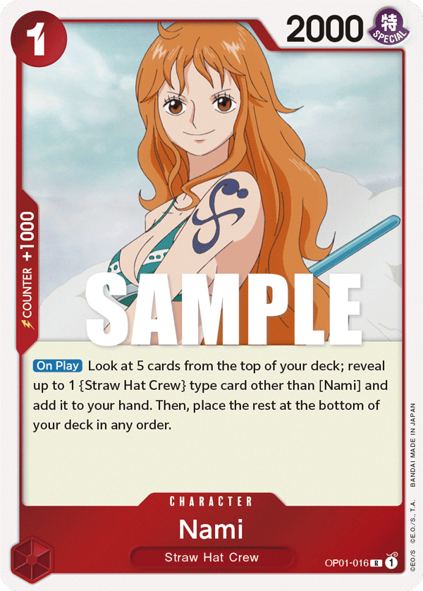 Nami — Romance Dawn #OP01-016, raw, NM