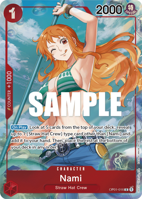 Nami — Romance Dawn #OP01-016, CGC 10