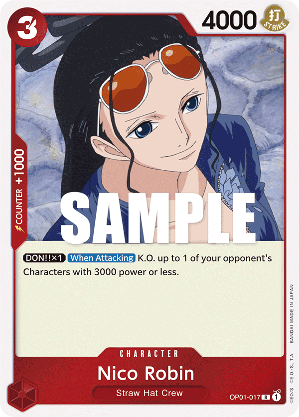 Nico Robin — Romance Dawn #OP01-017, CGC 10