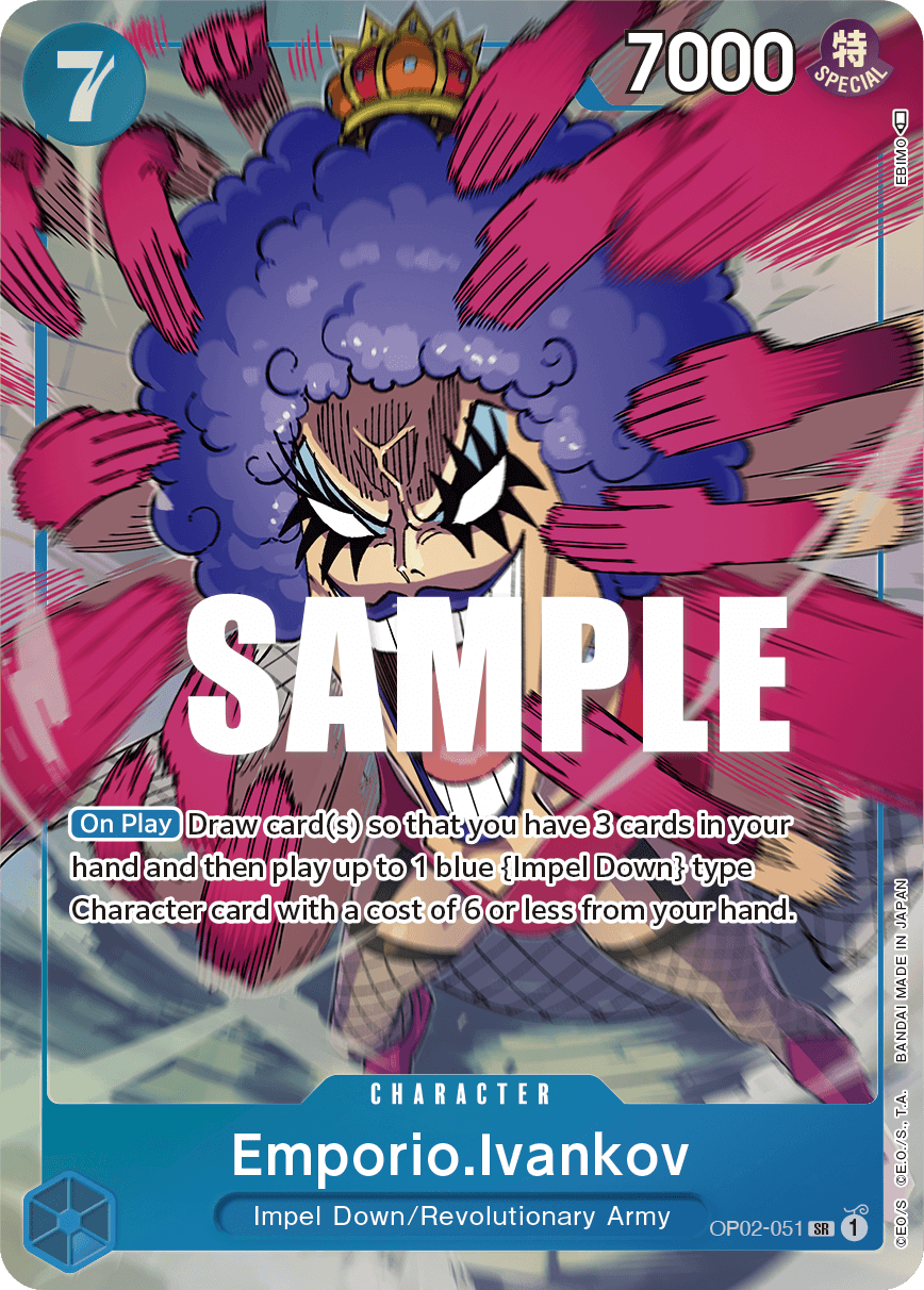 Emporio.Ivankov — Paramount War #OP02-051, raw, NM