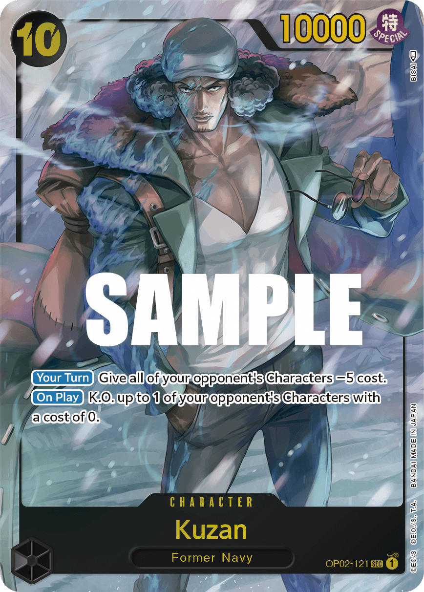 Kuzan — Paramount War #OP02-121, PSA 10