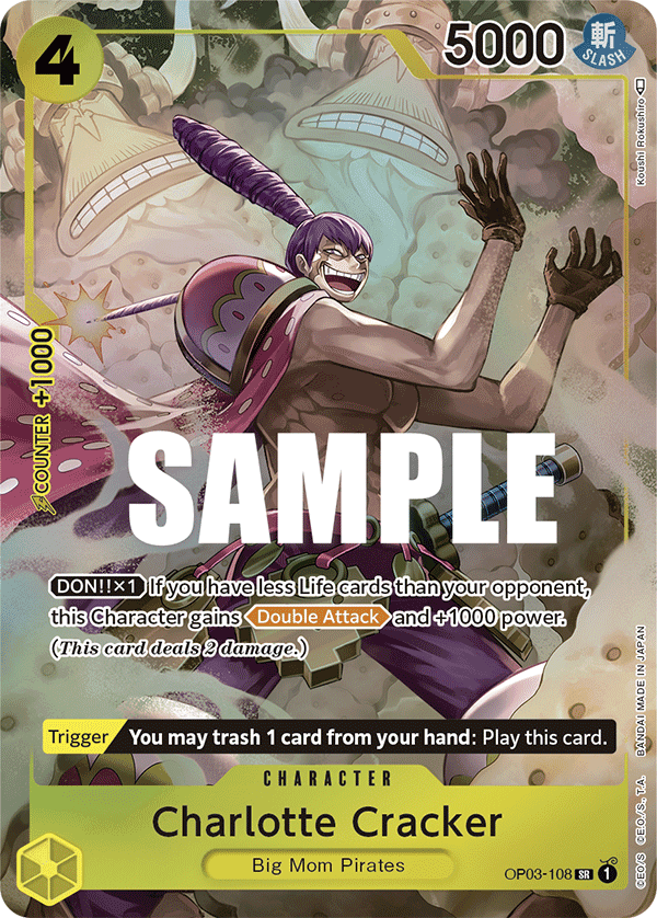 Charlotte Cracker — Pillars of Strength #OP03-108, PSA 10