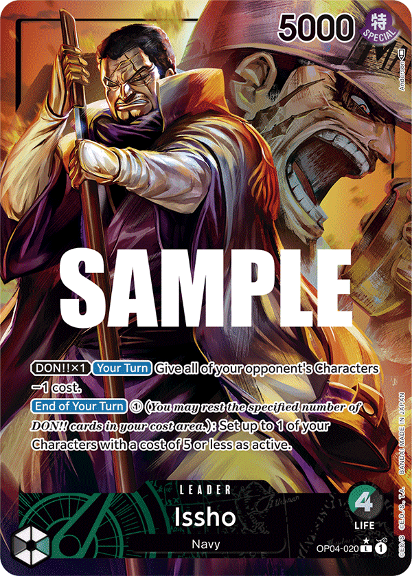 Issho — Kingdoms of Intrigue #OP04-020, PSA 10