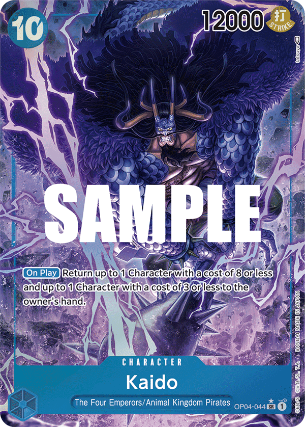 Kaido — Kingdoms of Intrigue #OP04-044, PSA 10