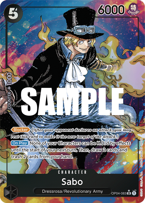 Sabo — Kingdoms of Intrigue #OP04-083, PSA 10