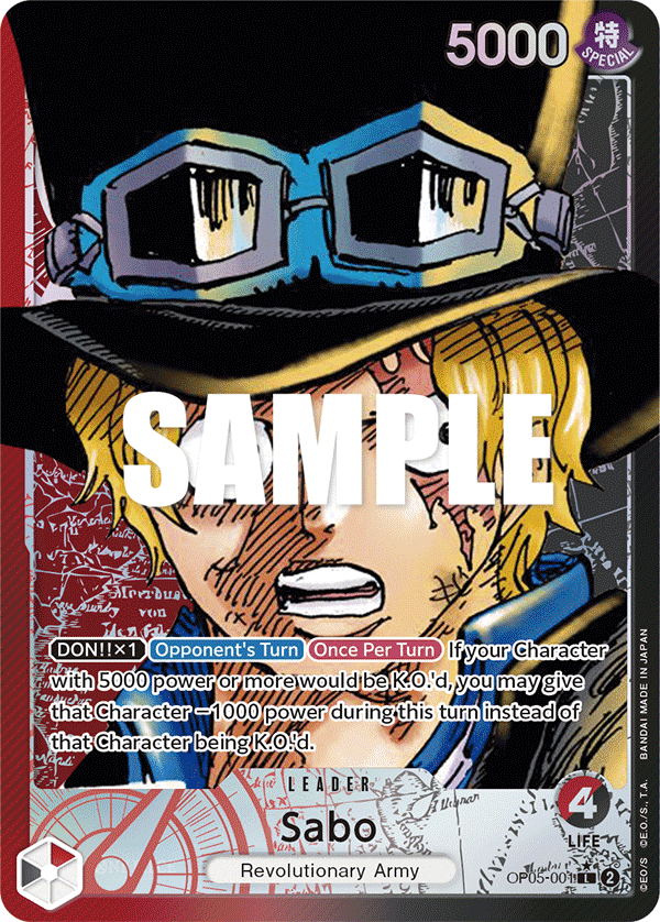 Sabo — Awakening of the New Era #OP05-001, PSA 10