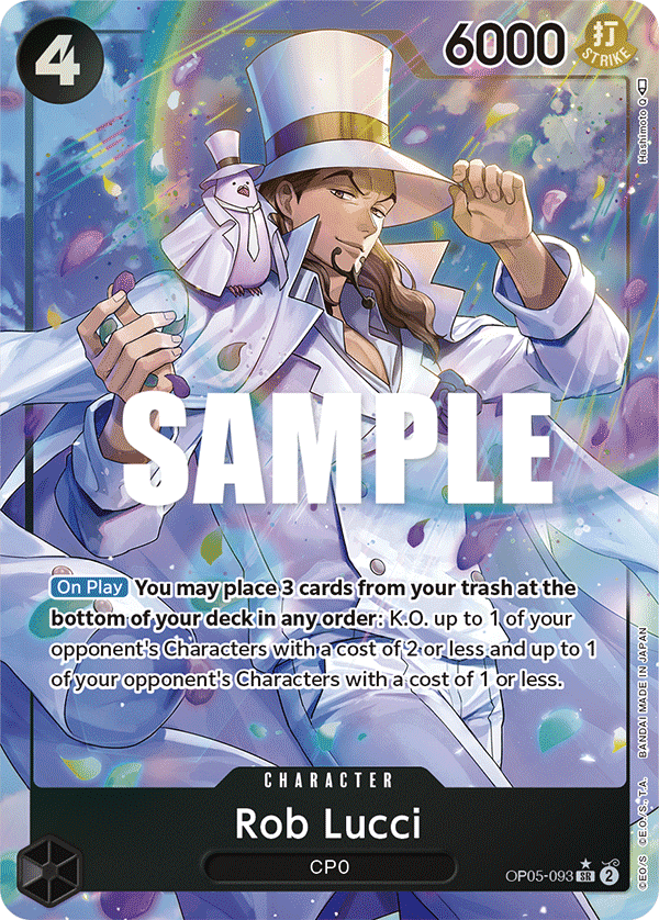 Rob Lucci — Awakening of the New Era #OP05-093, raw, NM