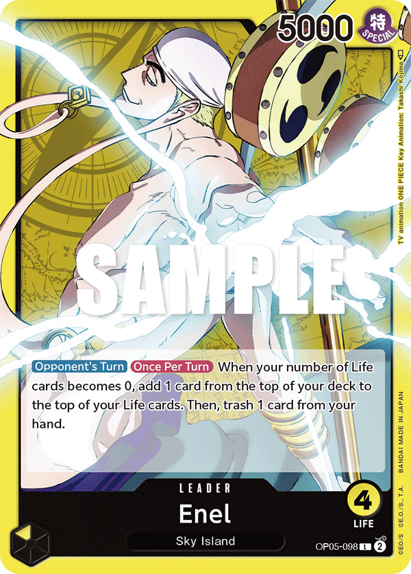 Enel — Awakening of the New Era #OP05-098, PSA 10