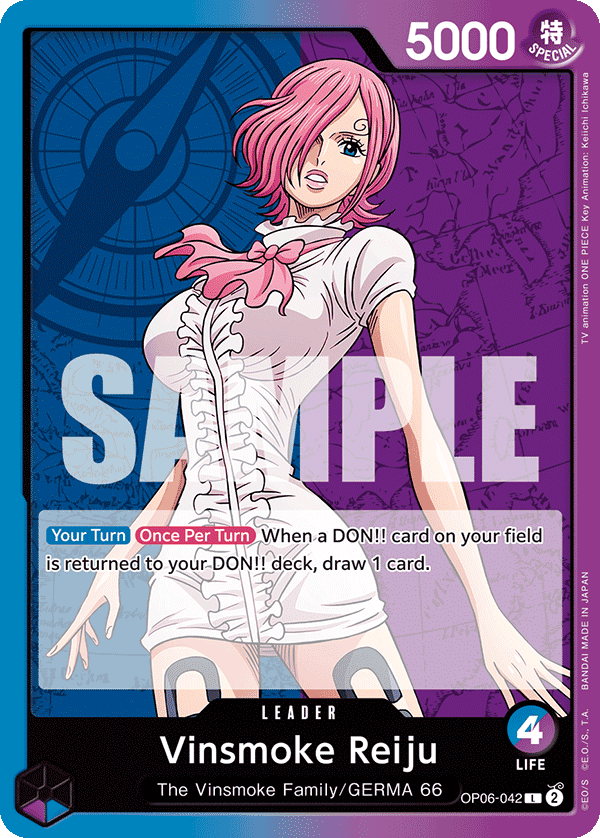 Vinsmoke Reiju — Wings of the Captain #OP06-042, PSA 10