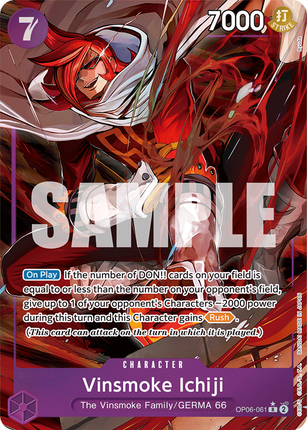 Vinsmoke Ichiji — One Piece Wings of the Captain #OP06-061, raw, NM