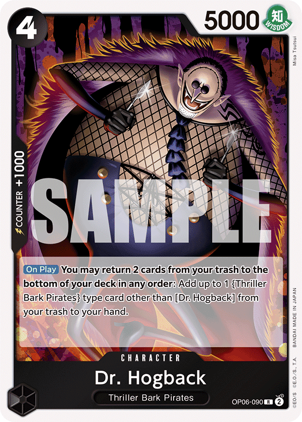 Dr. Hogback — One Piece Wings of the Captain #OP06-090, CGC 10