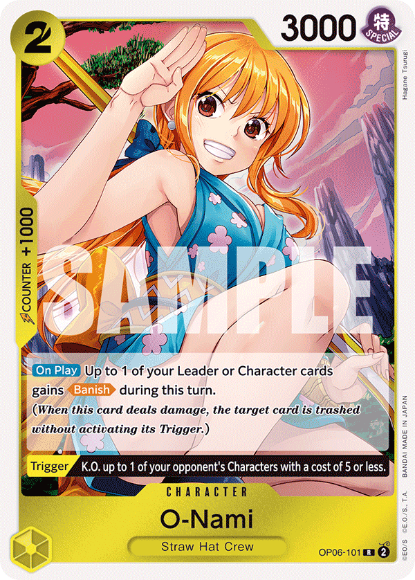 O-Nami — Wings of the Captain #OP06-101, CGC 10
