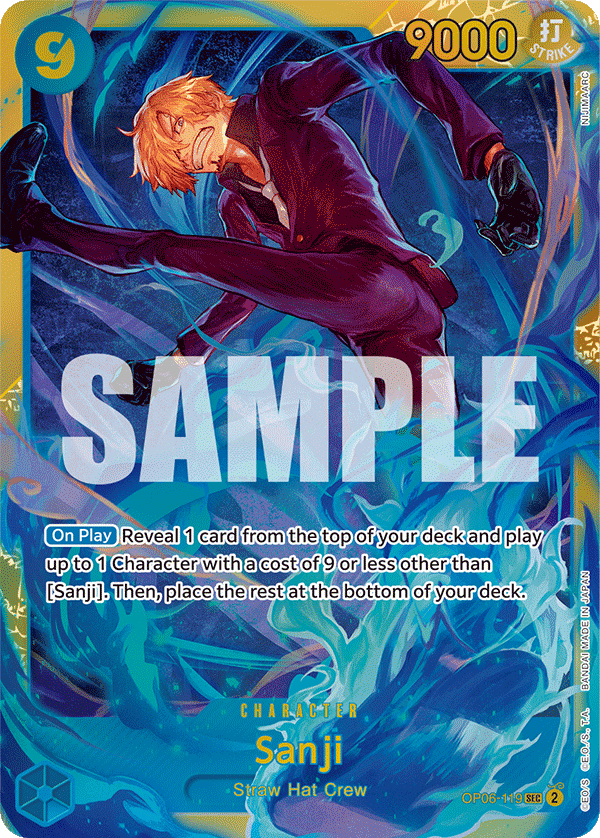 Sanji — Wings of the Captain #OP06-119, raw, NM