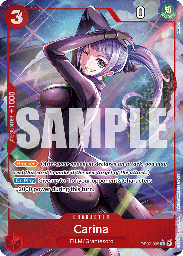 Carina — 500 Years in the Future #OP07-005, raw, NM