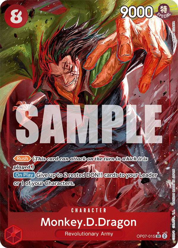 Monkey.D.Dragon — One Piece 500 Years in the Future #OP07-015, PSA 10