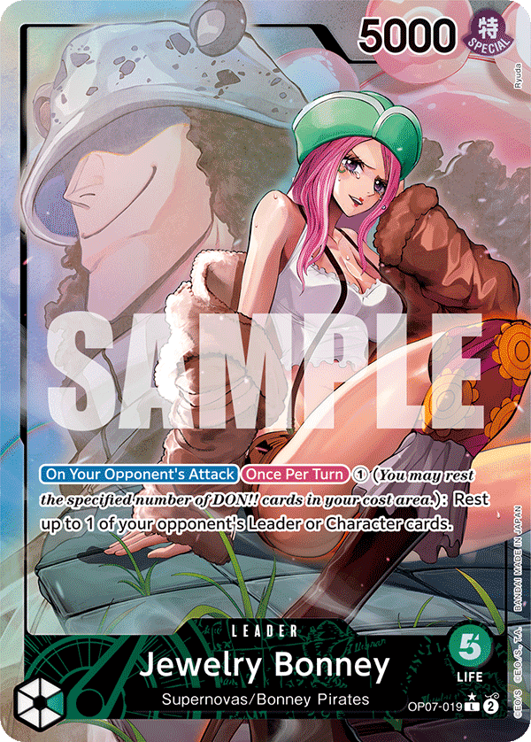 Jewelry Bonney — 500 Years in the Future #OP07-019, BGS 10