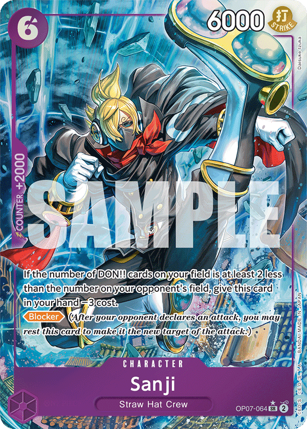 Sanji — One Piece 500 Years in the Future #OP07-064, PSA 10