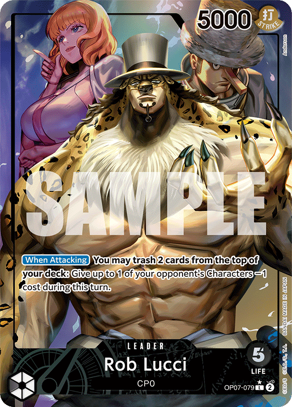 Rob Lucci — 500 Years in the Future #OP07-079, CGC 10