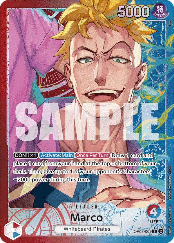 Marco — Two Legends #OP08-002, CGC 10
