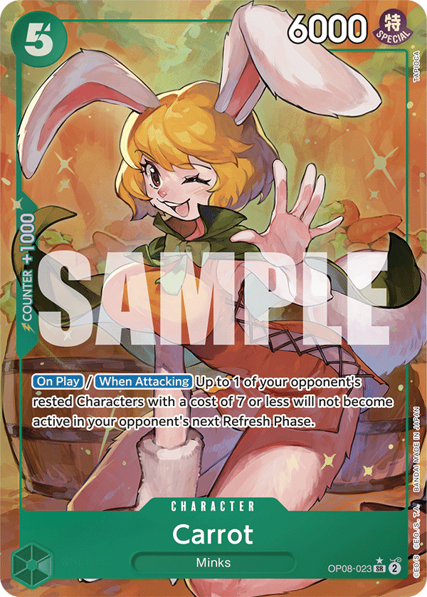 Carrot — Two Legends #OP08-023, CGC 10