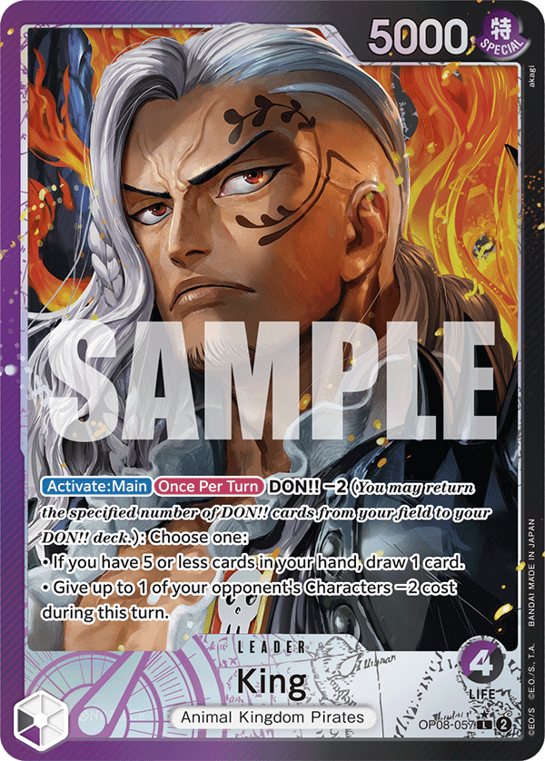 King — One Piece Two Legends #OP08-057, PSA 10