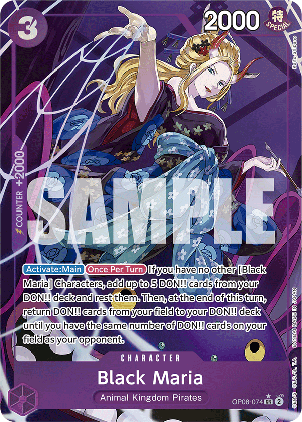 Black Maria — One Piece Two Legends #OP08-074, PSA 10