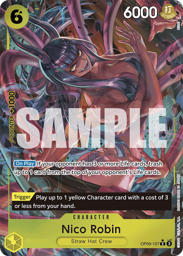 Nico Robin — Emperors in the New World #OP09-107, PSA 10