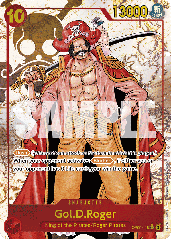 Gol.D.Roger — One Piece Emperors in the New World #OP09-118, raw, NM