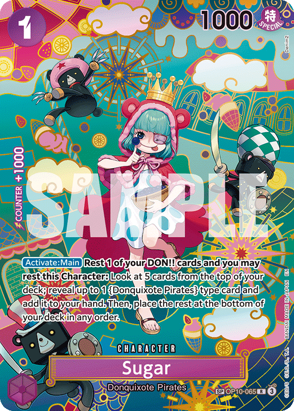 Sugar — Azure Sea's Seven #OP10-065, PSA 10
