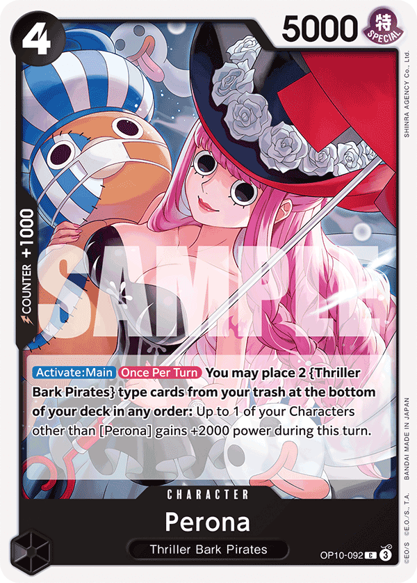 Perona — Royal Blood #OP10-092, PSA 10