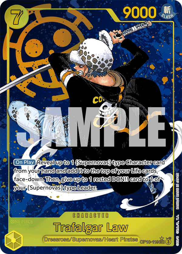 Trafalgar Law — Royal Blood #OP10-119, PSA 10