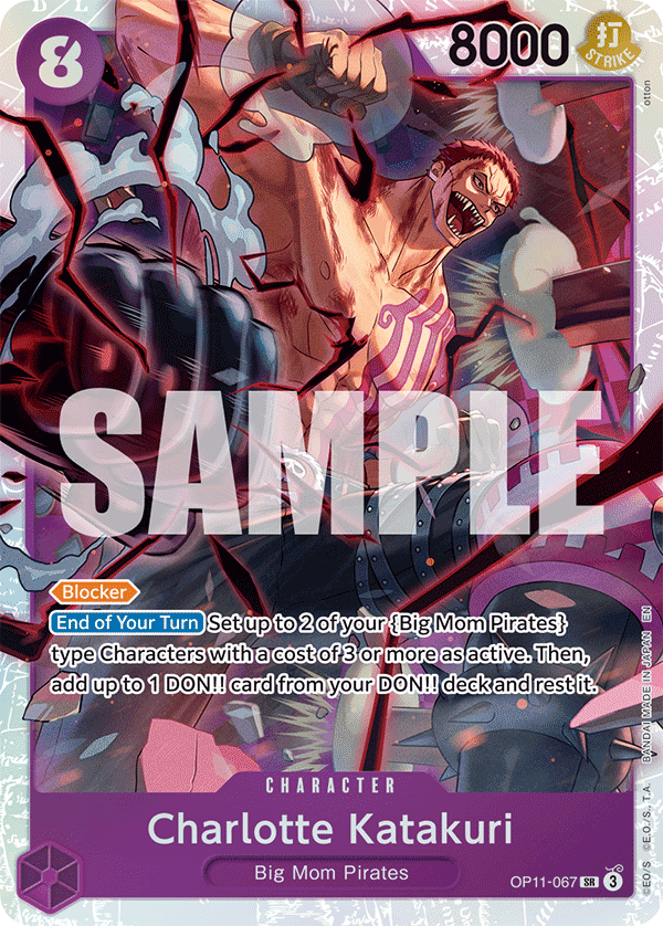 Charlotte Katakuri — Fist of Divine Speed #OP11-067, PSA 10