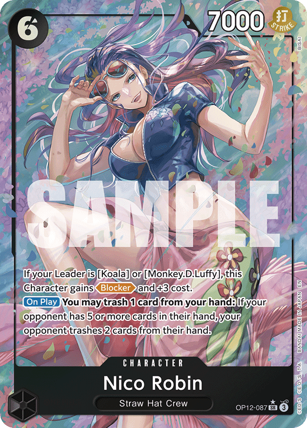 Nico Robin — One Piece Legacy of the Master #OP12-087, PSA 10